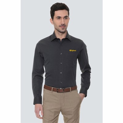Louis Philippe Dark Grey Shirt STYLE CODE : LPSFMCLB721460