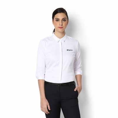 Van Heusen Ladies White ¾ Sleeve VWSF1S86298