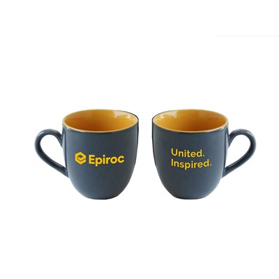 Colour Pop Yellow Grey Mug