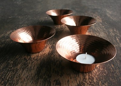 Copper Little Glimmer - Tea Light