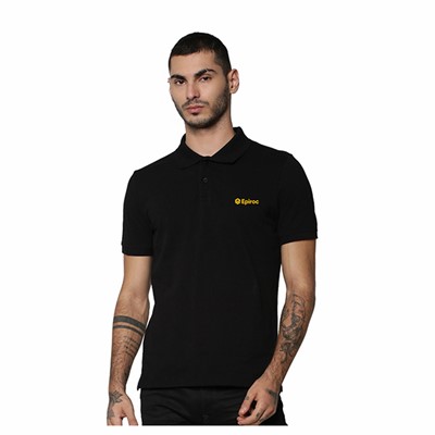 Jack and Jones jjpr Plain Black T-Shirt