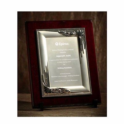 Premium Plaque with Silver Plate